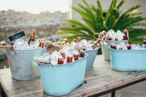 Barra de cervezas artesanas en boda