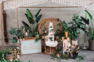 Inspiración para bodas tropicales